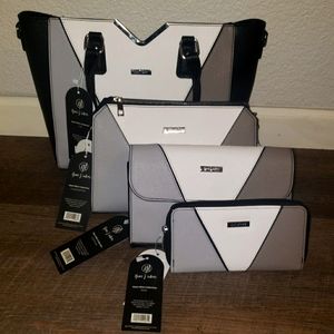 Complete Purse Set Noire Mist Collection by Yani L'adore (4 Pieces)